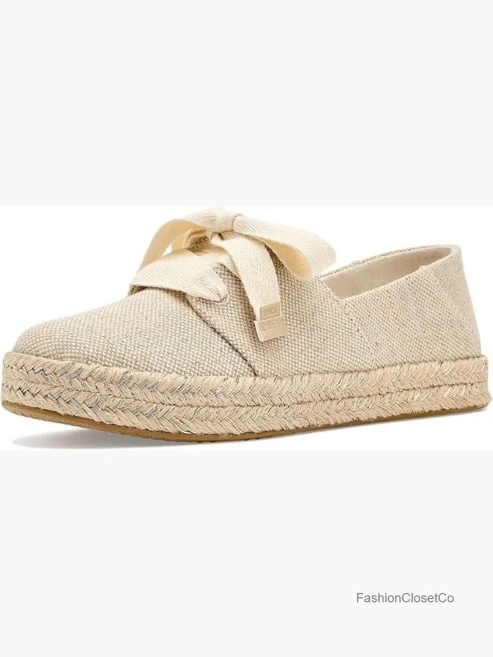Lace-Up Flatform Espadrille with Removable Insoles